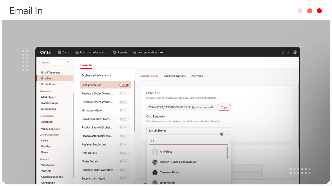 Videos Email In Qntrl